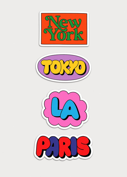 KIOSK - Sticker Pack – Cities