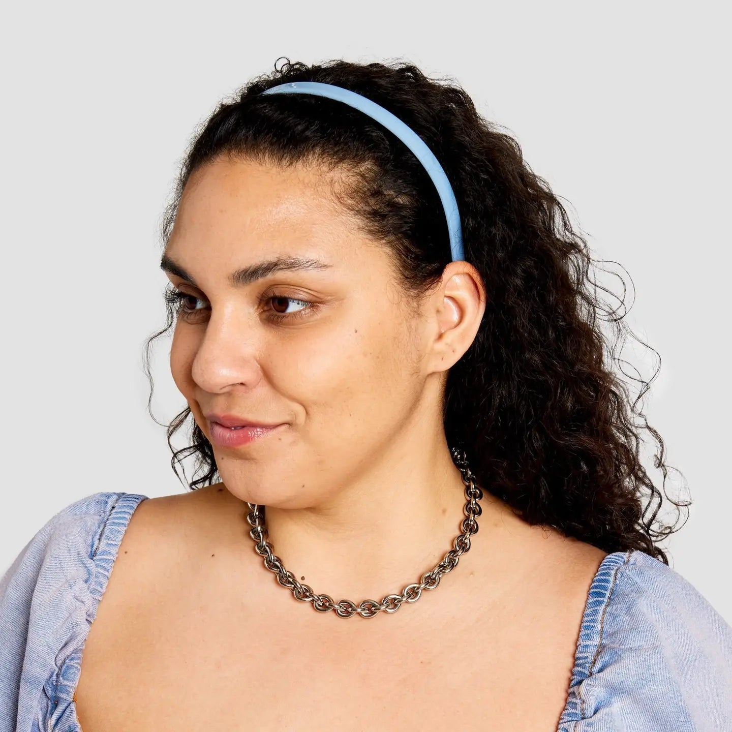 CHUNKS -Classic Headband in Periwinkle