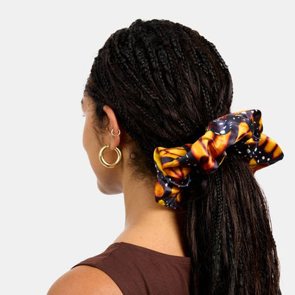 CHUNKS Silk Scrunchie in Large Monarch scrunchie CHUNKS   