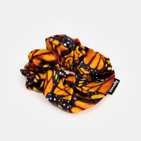 CHUNKS Silk Scrunchie in Large Monarch scrunchie CHUNKS   