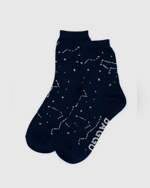 BAGGU Crew Sock -Constellation Midnight