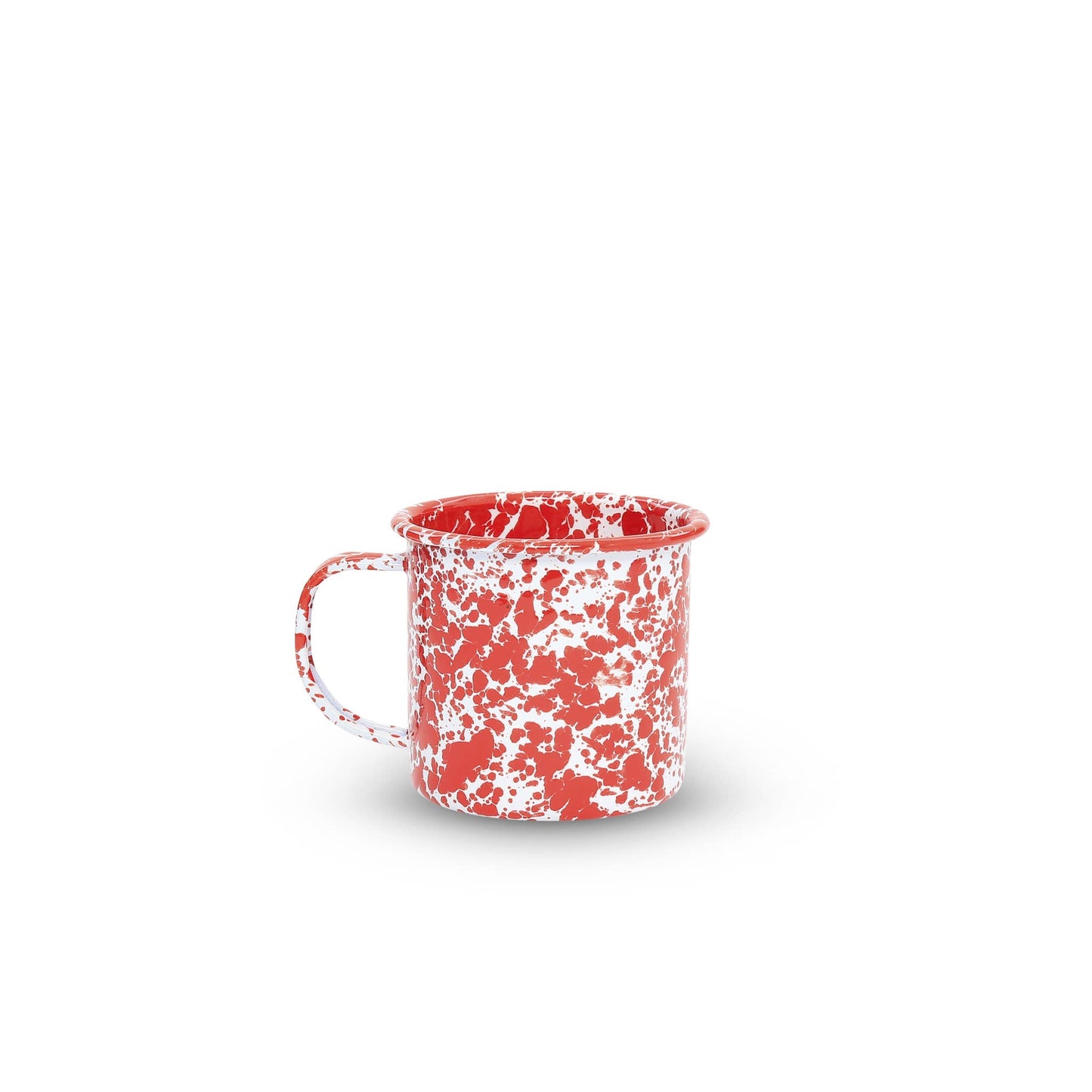 Crow Canyon Home - Splatter Enamelware 12 oz Mug | Red Splatter - Preston Apothecary