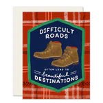 Difficult Roads Card - Preston Apothecary