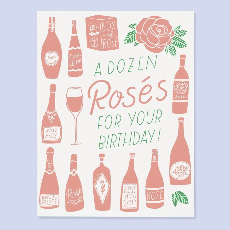 Dozen Rosés Birthday Card - Preston Apothecary