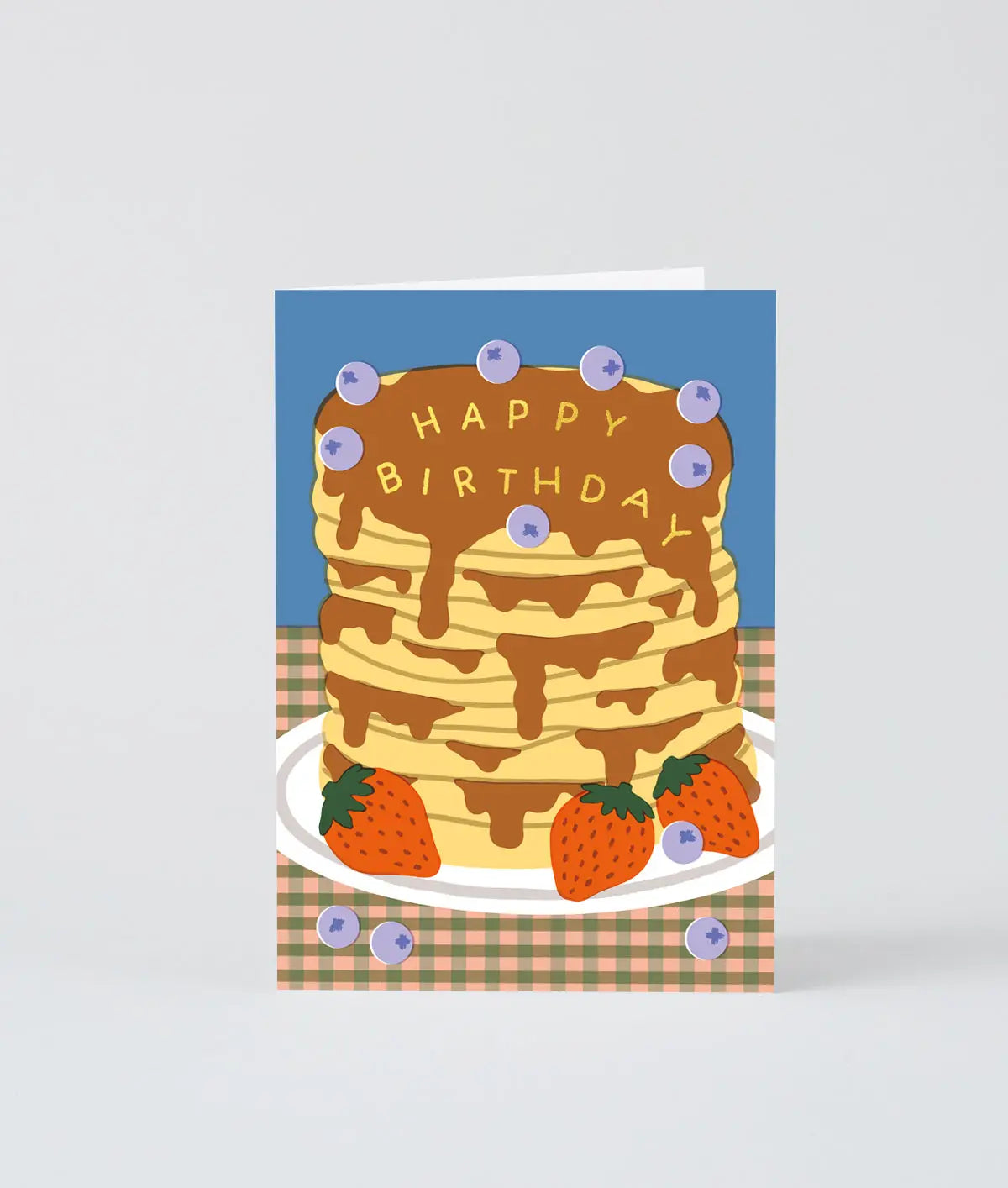 WRAP - Happy Birthday Pancakes card