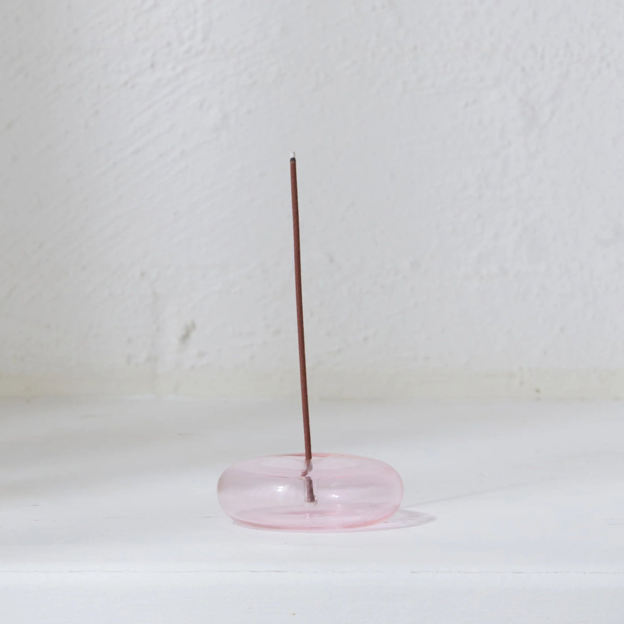 GENTLE HABITS Glass Vessel Incense Holder - Pink