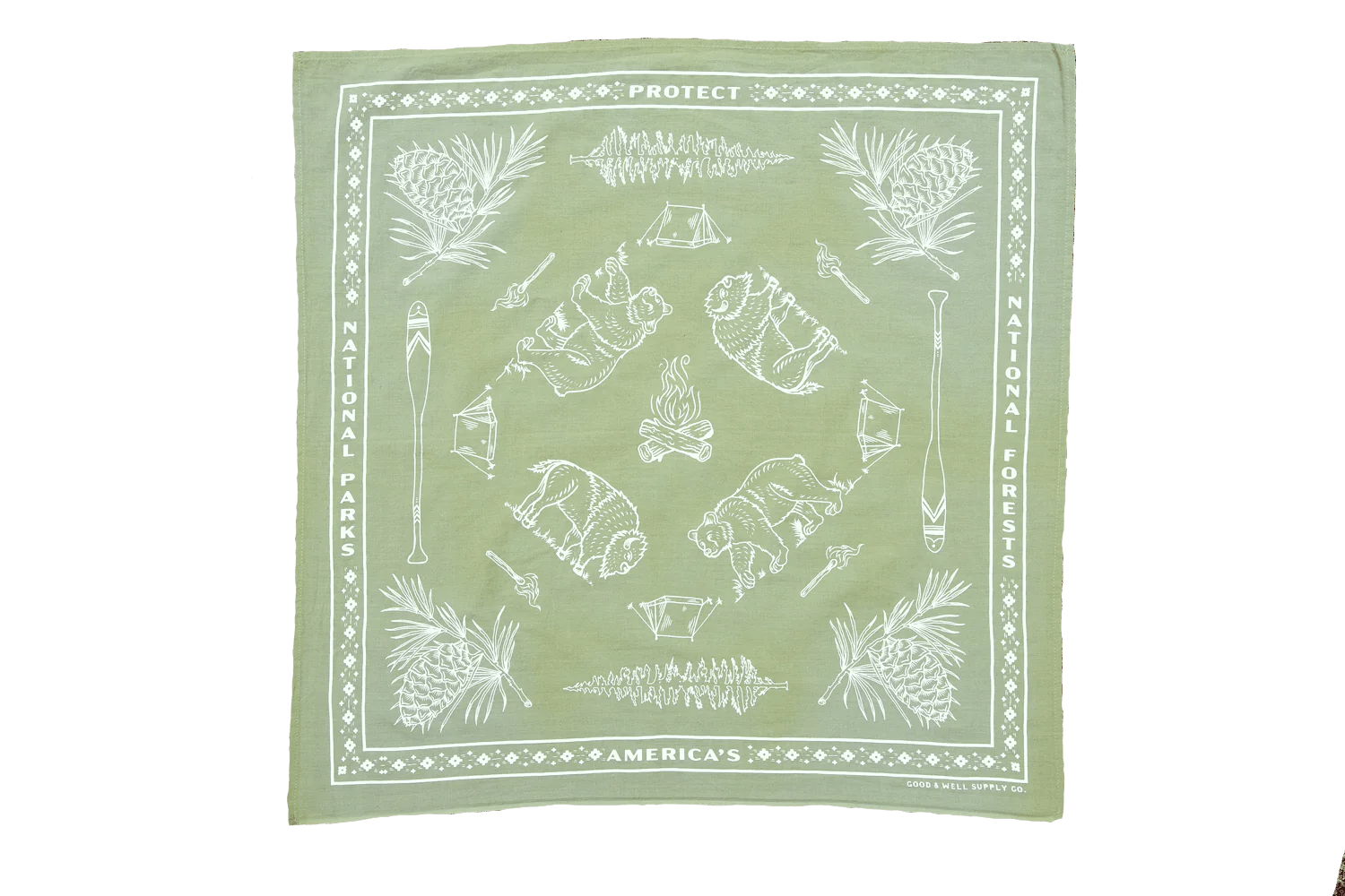 GOOD & WELL SUPPLY CO - Service Bandana Forest