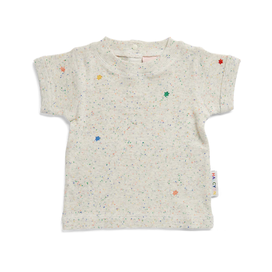 HALCYON NIGHTS Silver Speckle Organic SS Tee