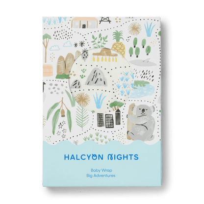 HALCYON NIGHTS Big Adventures Baby Wrap - Preston ApothecaryHALCYON NIGHTS