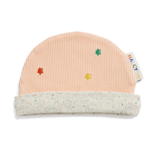 HALCYON NIGHTS Cosy Peach Organic Baby Hat - Preston Apothecary