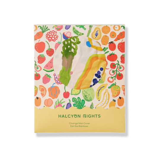 HALCYON NIGHTS I Eat the Rainbow Change Mat Cover - Preston Apothecary