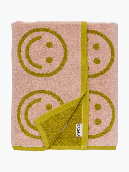 BAGGU Bath Towel - Happy Ochre towel Baggu   