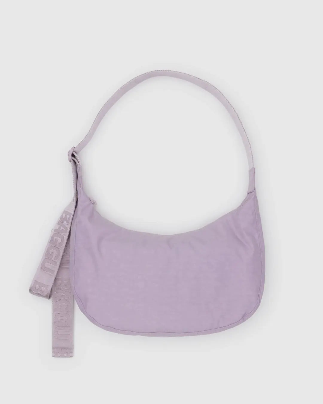 BAGGU | Medium Nylon Crescent - Dusty Pink