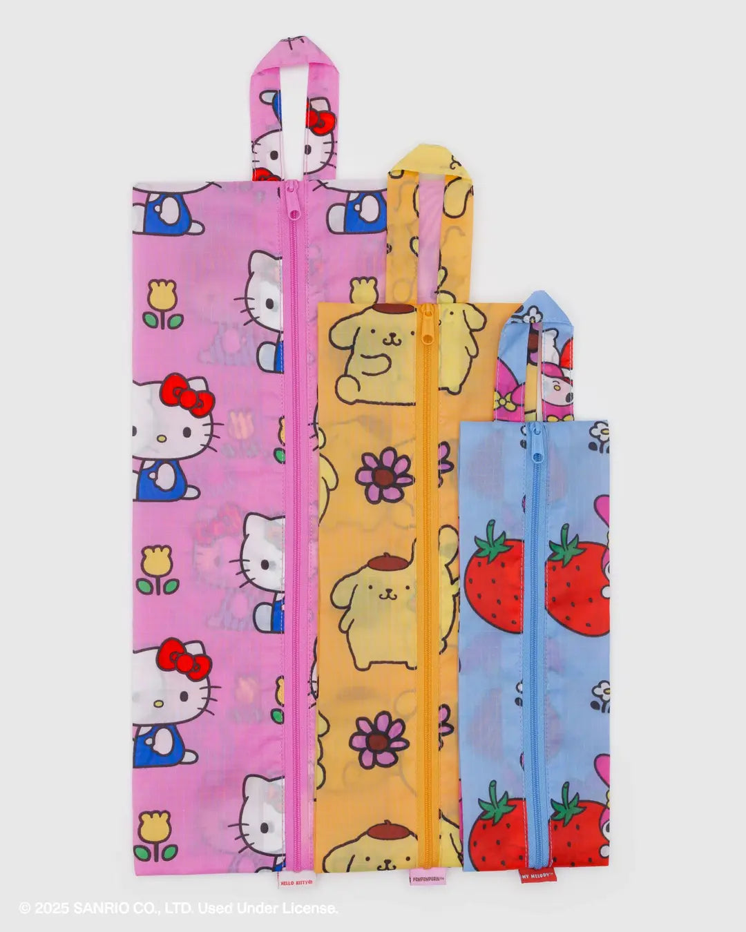 BAGGU - 3D Zip Set - Hello Kitty and Friends Florals