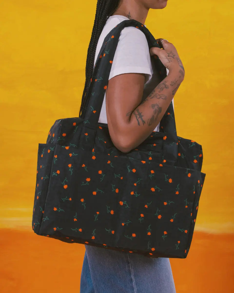 BAGGU - Cloud Carry-on - Painted Wildflower