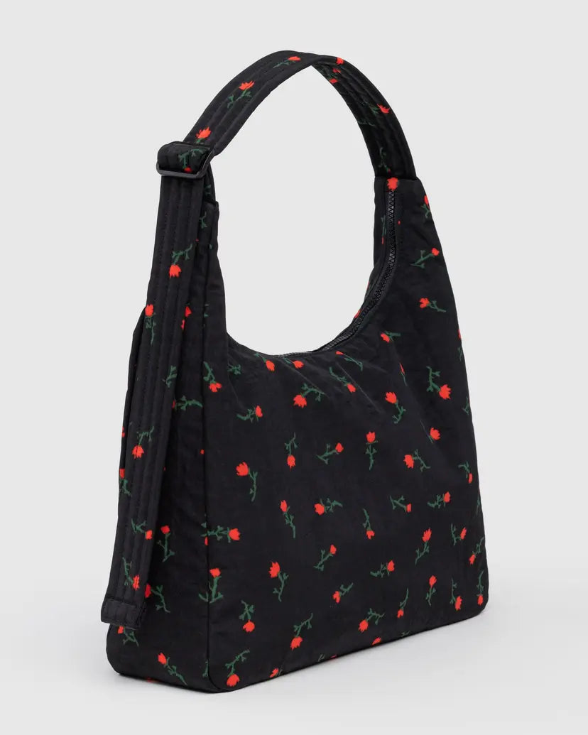 BAGGU - Nylon shoulder bag - Painted Wildflower