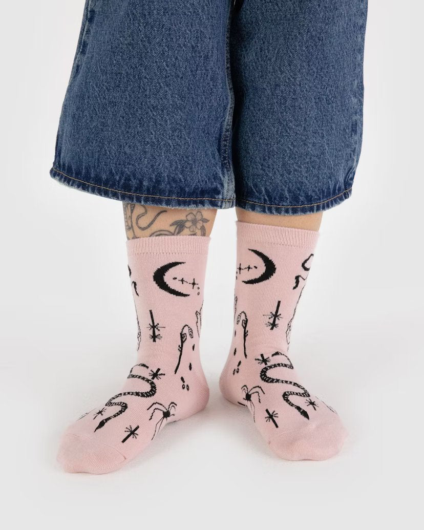 BAGGU Crew Sock - Ballet Icons Socks Baggu   