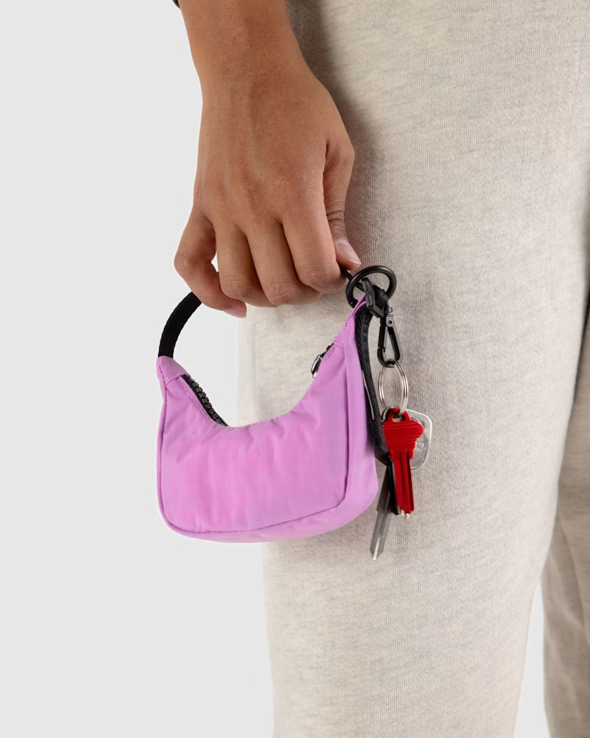 BAGGU- Crescent Bag Charm- Peony