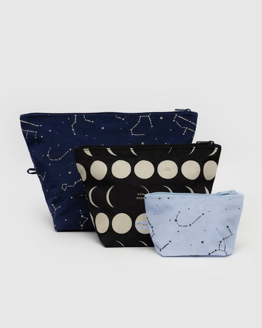 BAGGU Go Pouch Set - Night Sky make up pouch Baggu   