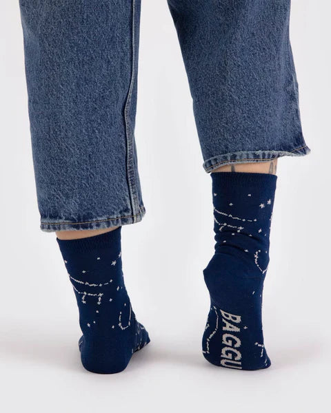 BAGGU Crew Sock -Constellation Midnight