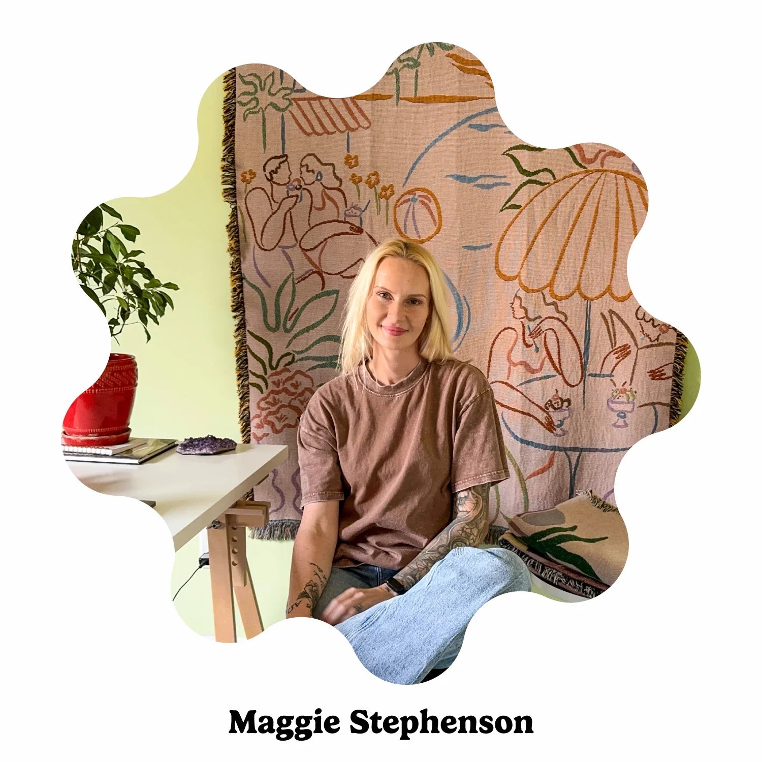 SLOW DOWN STUDIO - The Paloma Throw