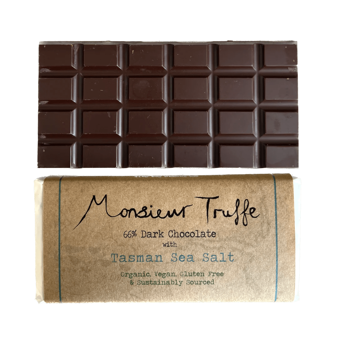 Monsieur Truffe Dark 66% Tasman Seasalt 80g