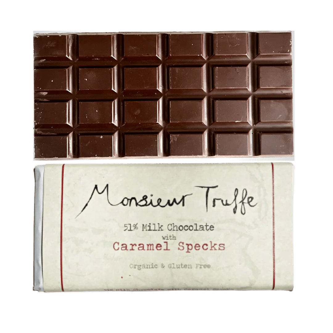 Monsieur Truffe Milk Caramel Specks 51% 80g