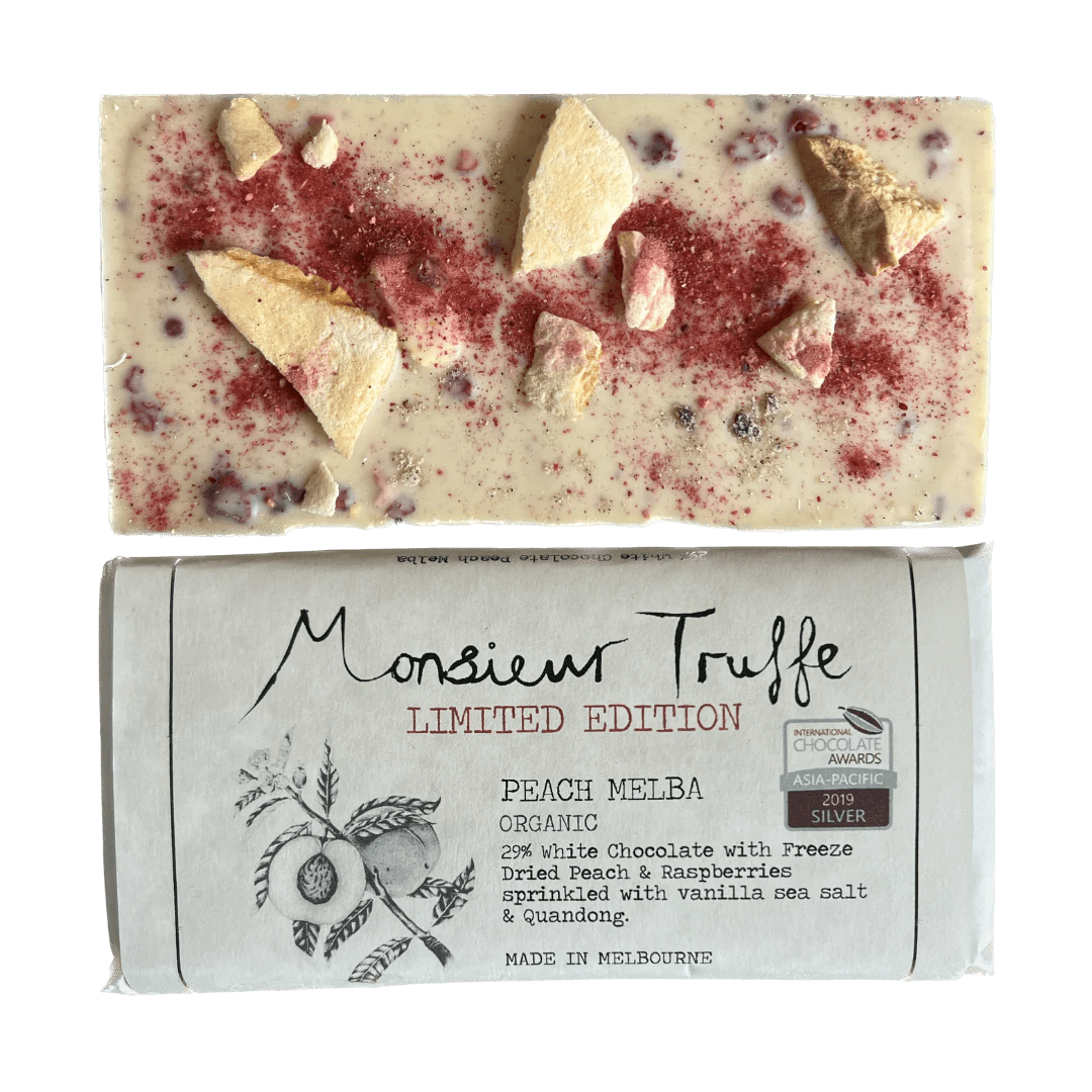 Monsieur Truffe White 29% Peach Melba 80g