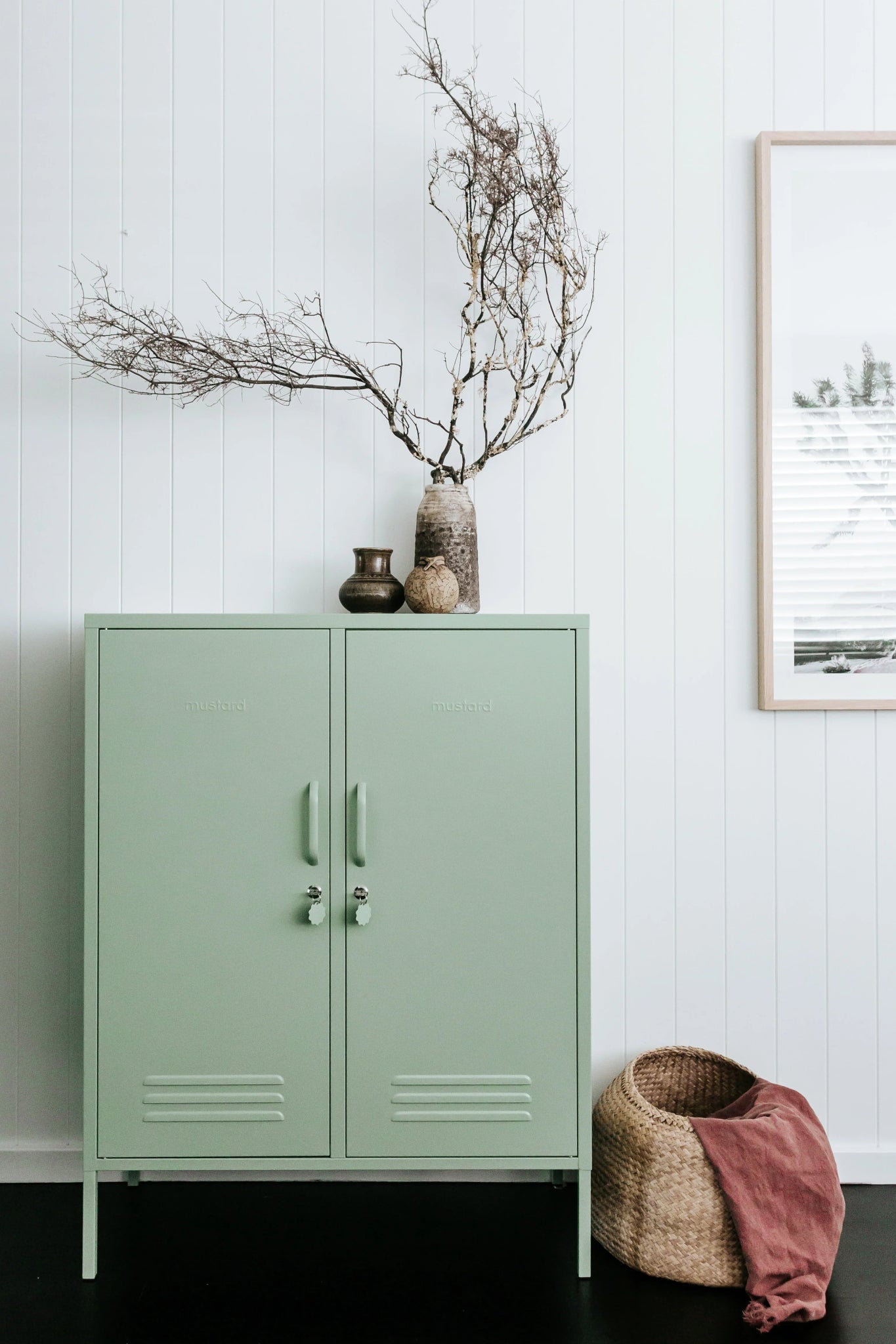 MUSTARD MADE - The Midi in Sage cabinet MUSTARD MADE   