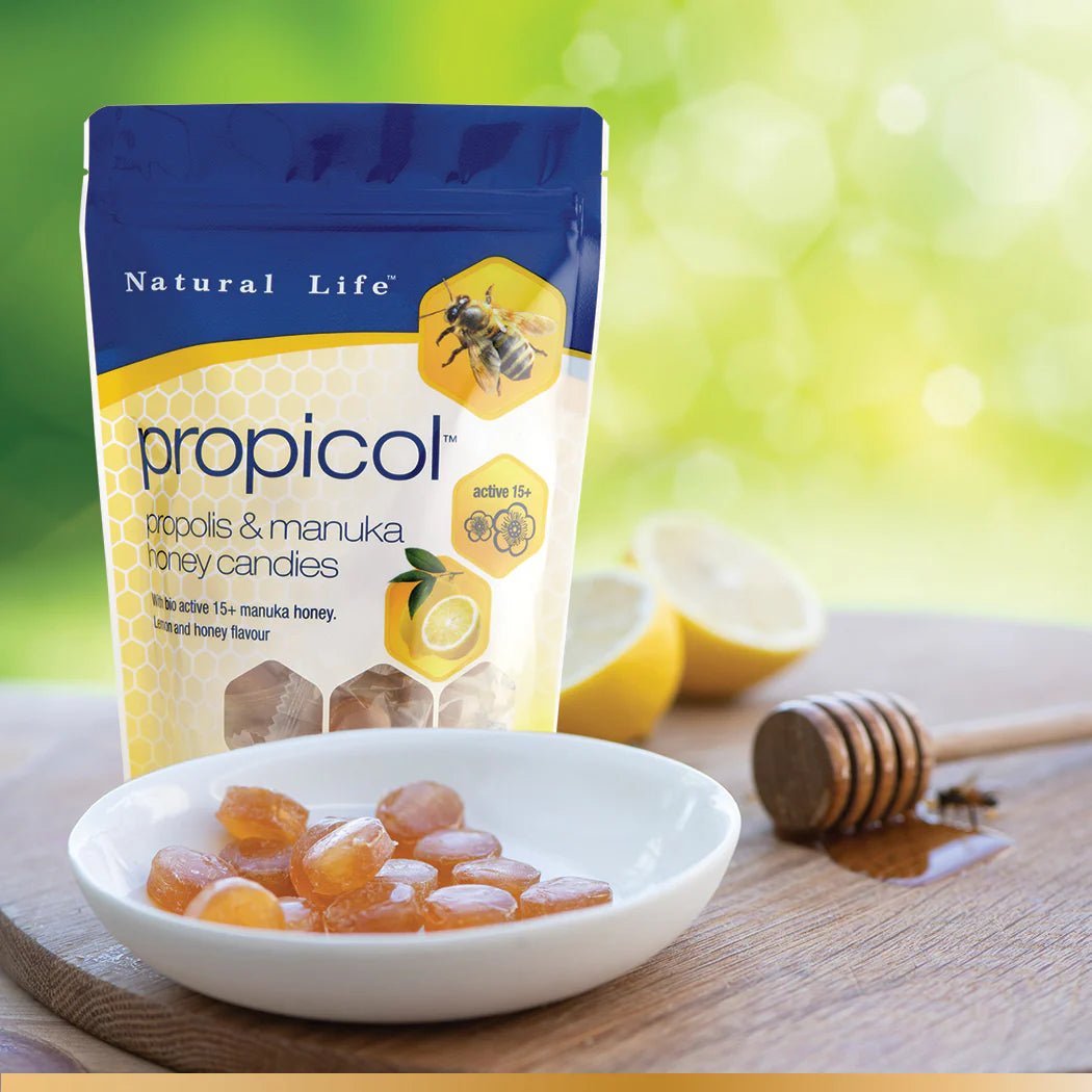 NATURAL LIFE| PROPICOL PROPOLIS & MANUKA HONEY 40 CANDIES