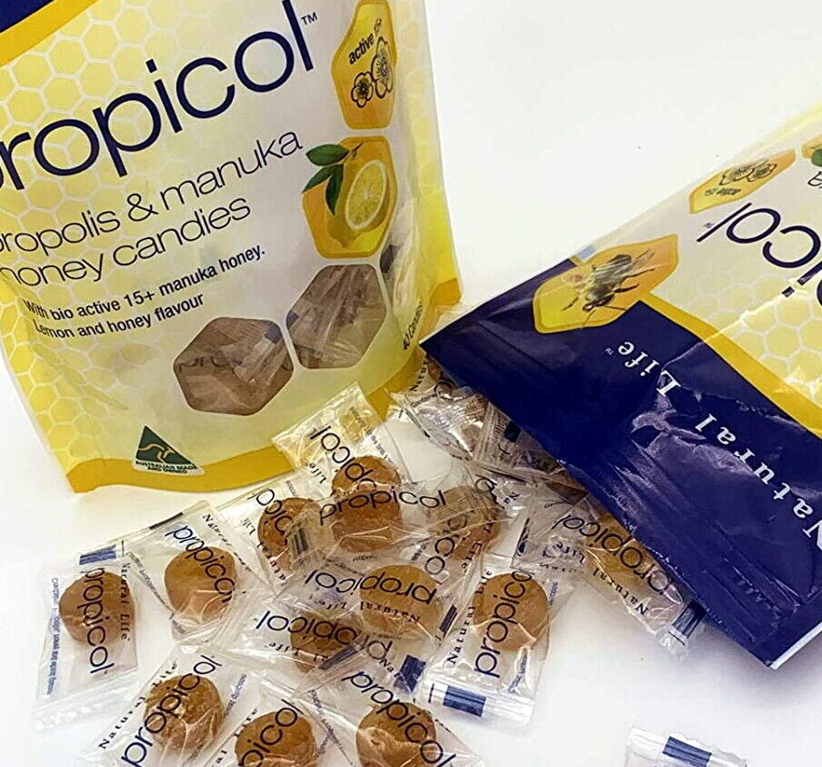 NATURAL LIFE| PROPICOL PROPOLIS & MANUKA HONEY 40 CANDIES