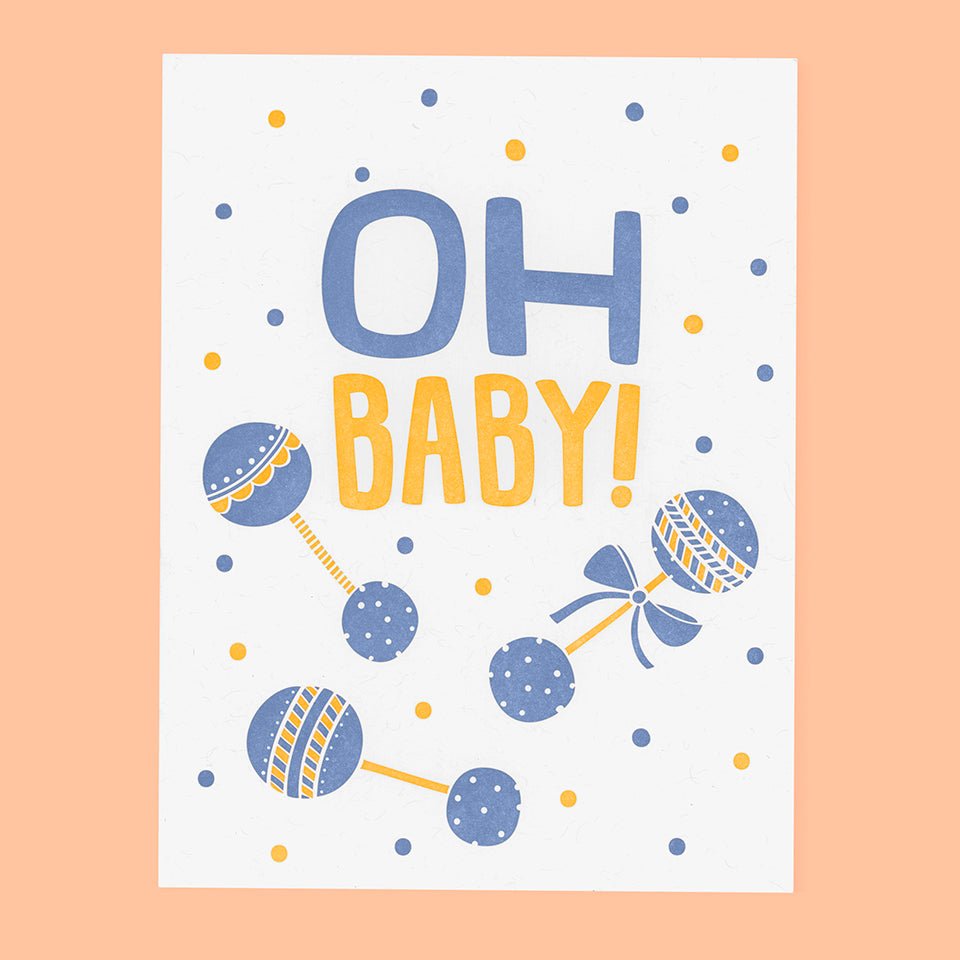 Oh Baby Card - Preston Apothecary