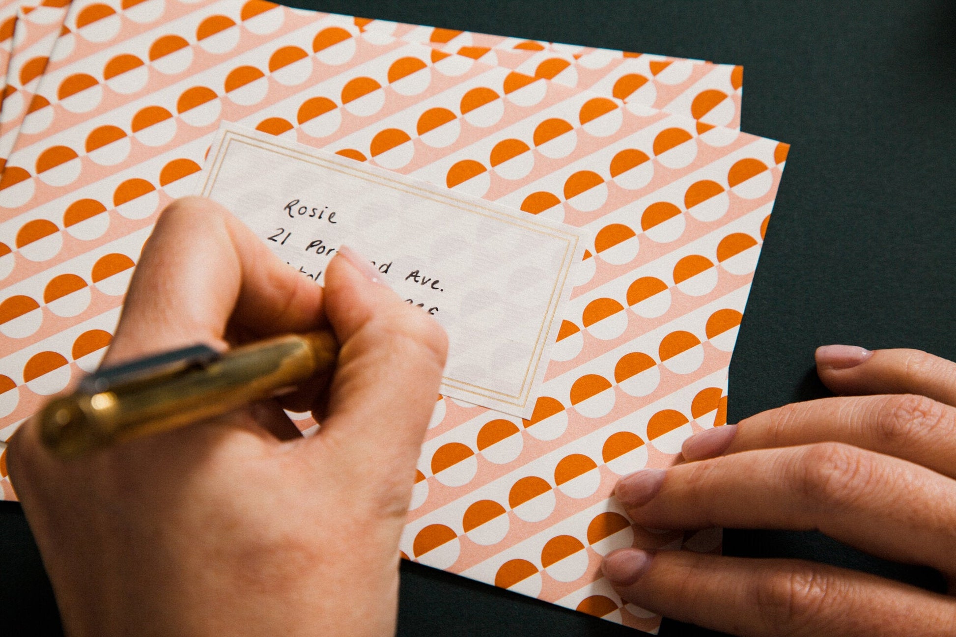 OlaOLA Letter Writing Set - Sophie Pink/OrangePreston Apothecary