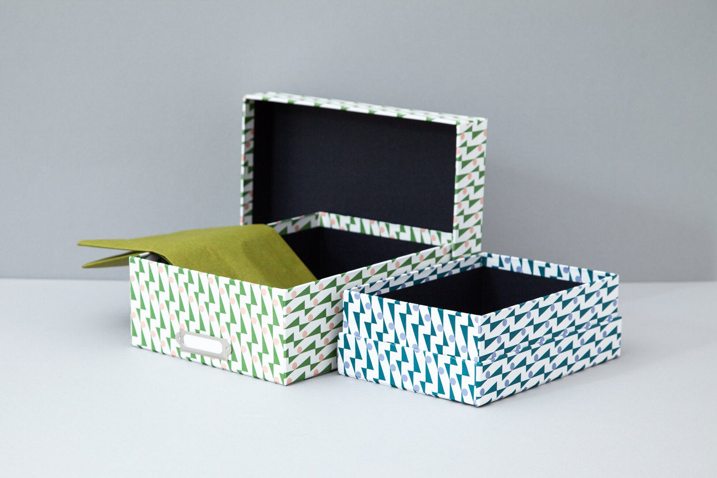 OLA Set of 2 Archive Boxes - Enid - Preston Apothecary