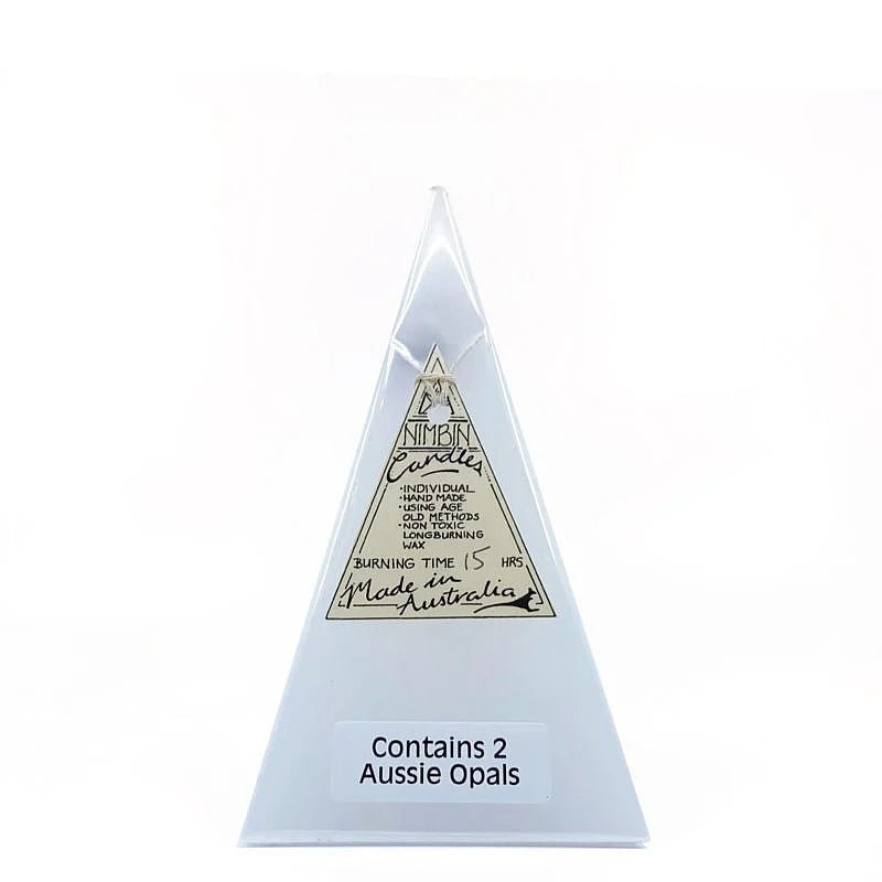 Opal Light Pyramid Candle 15hrs - Preston ApothecaryPreston Apothecary