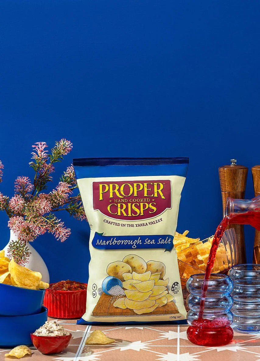 PROPER CRISPS Marlborough Sea Salt Stunningly Simple pantry PROPER CRISPS   