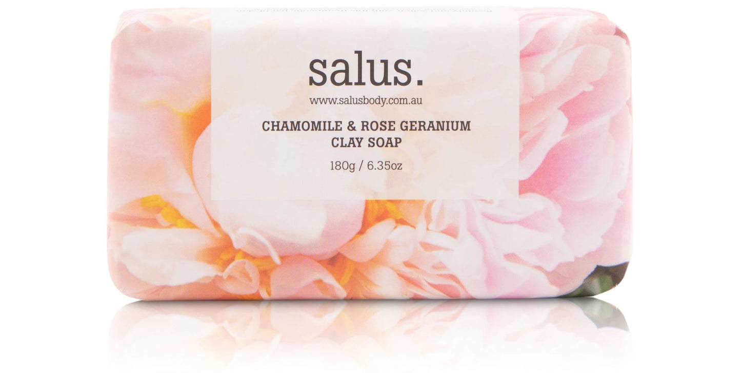 SALUSSALUS Chamomile & Rose Geranium Clay SoapPreston Apothecary