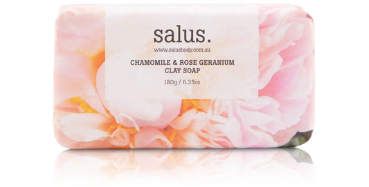 SALUS Chamomile & Rose Geranium Clay Soap - Preston ApothecarySALUS