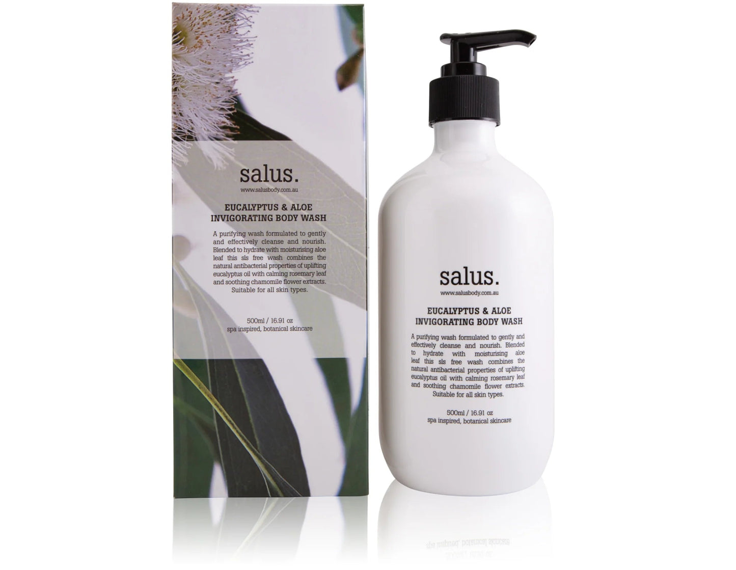 SALUS Eucalyptus & Aloe Invigorating Body Wash - Preston Apothecary