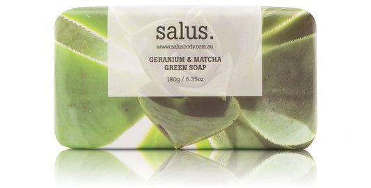SALUS Geranium & Matcha Green Soap - Preston ApothecarySALUS