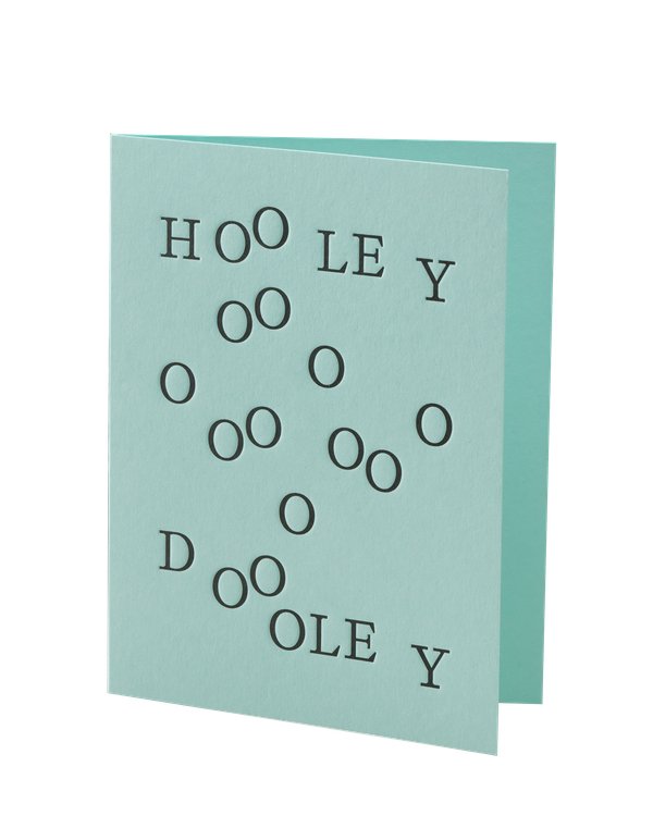 Short Talk Greeting Card | Hooley Dooley