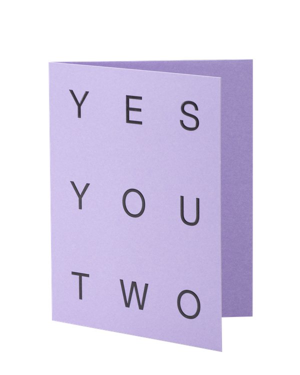 Short Talk Greeting Card | Yes You Two