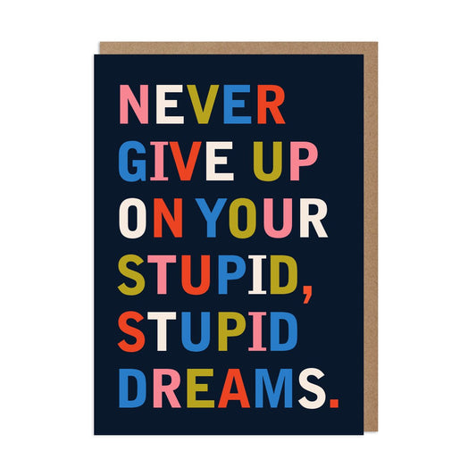 Stupid Dreams Card - Preston Apothecary
