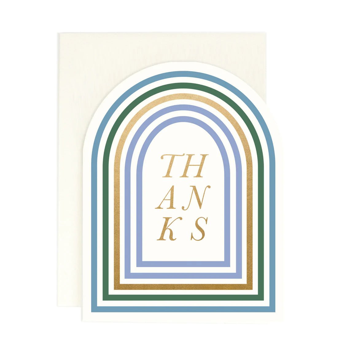 Thanks Arched Card - Preston Apothecary