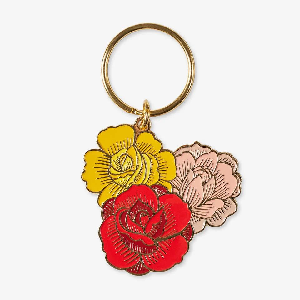 THE GOOD TWIN Flowers Keychain Keychain The Good Twin   