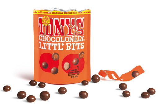 Tony's Chocolonely Littl’ Bits caramel sea salt biscuit chocolate TONY'S CHOCOLONELY   