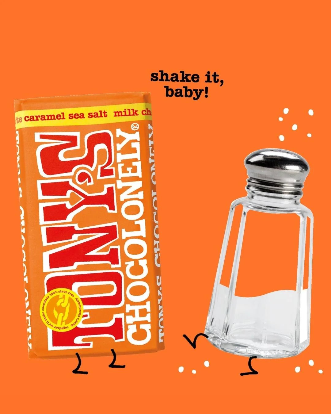 Tony's Chocolonely Milk Caramel Sea Salt 32% 180g