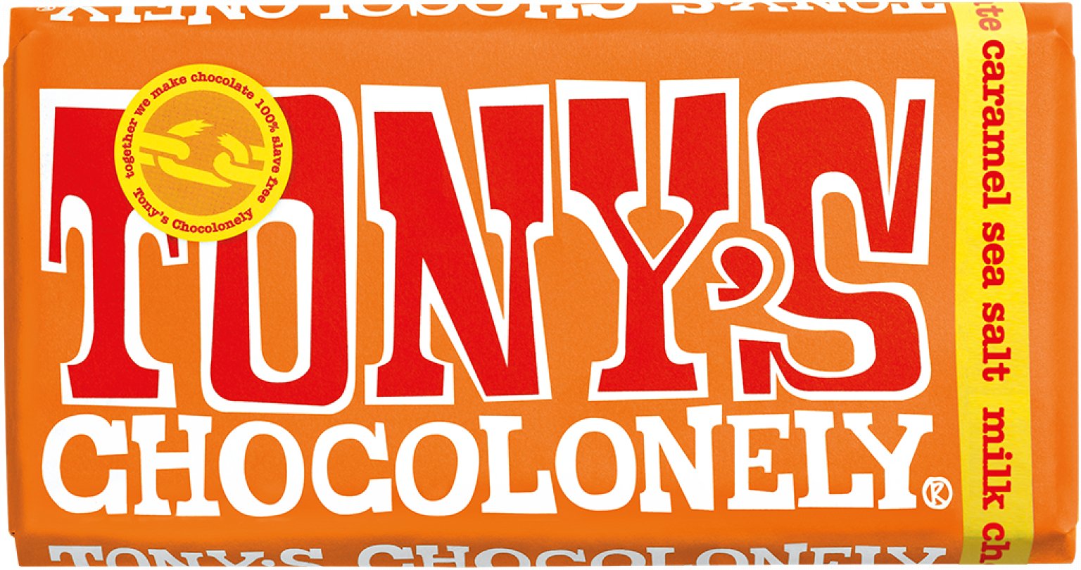 Tony's Chocolonely Milk Caramel Sea Salt 32% 180g