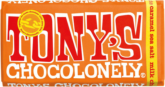 Tony's Chocolonely Milk Caramel Sea Salt 32% 180g - Preston ApothecaryTONY'S CHOCOLONELY