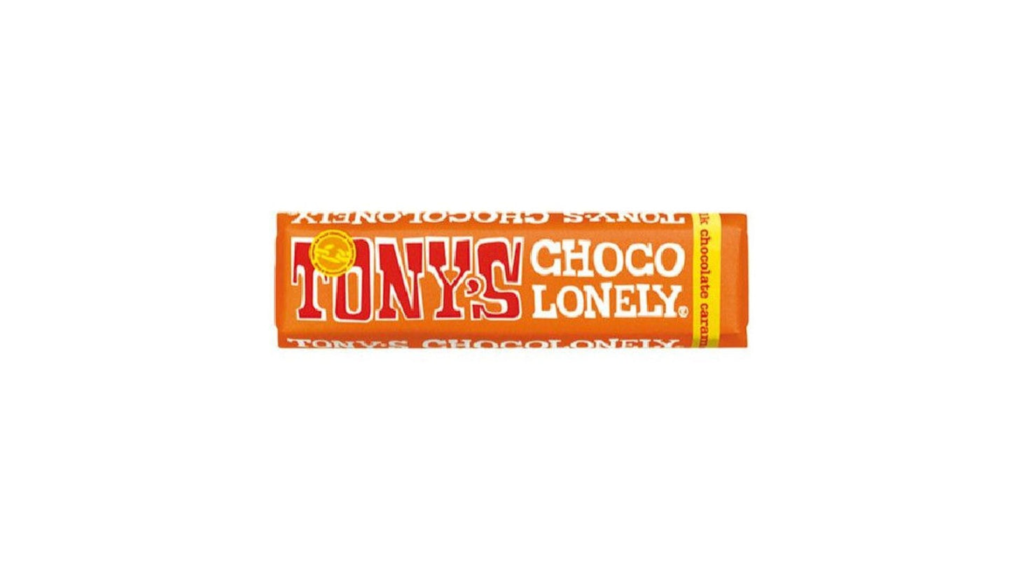 Tony's Chocolonely Milk Caramel Sea Salt small bar chocolate TONY'S CHOCOLONELY   